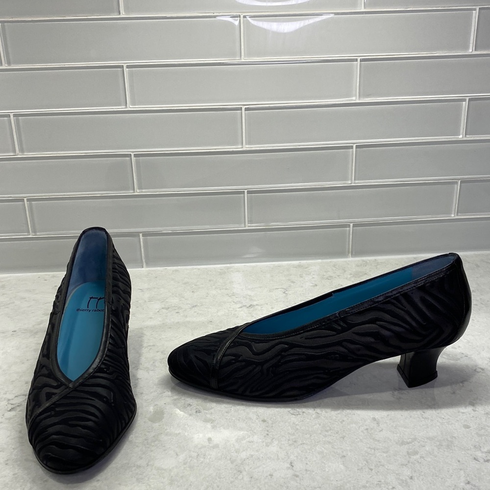 Thierry Rabotin “Rio” Leather Textured Heels - made in Italy